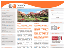 Tablet Screenshot of ginso.org